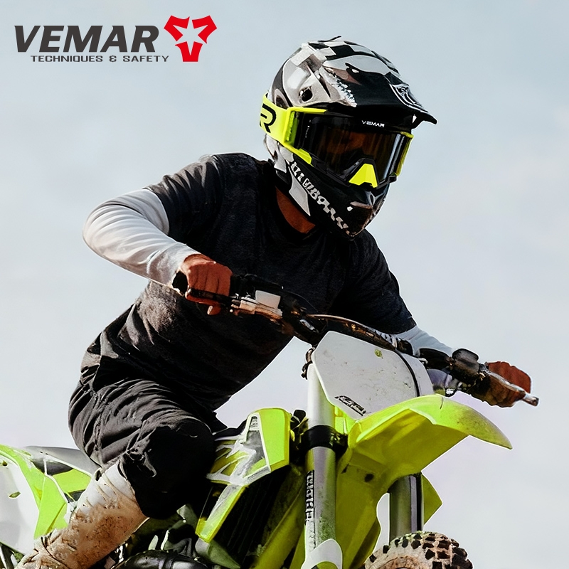 Mountain Biking Helmet Full Face - VEMAR Мужские и женские высококачественные мотоциклетные
