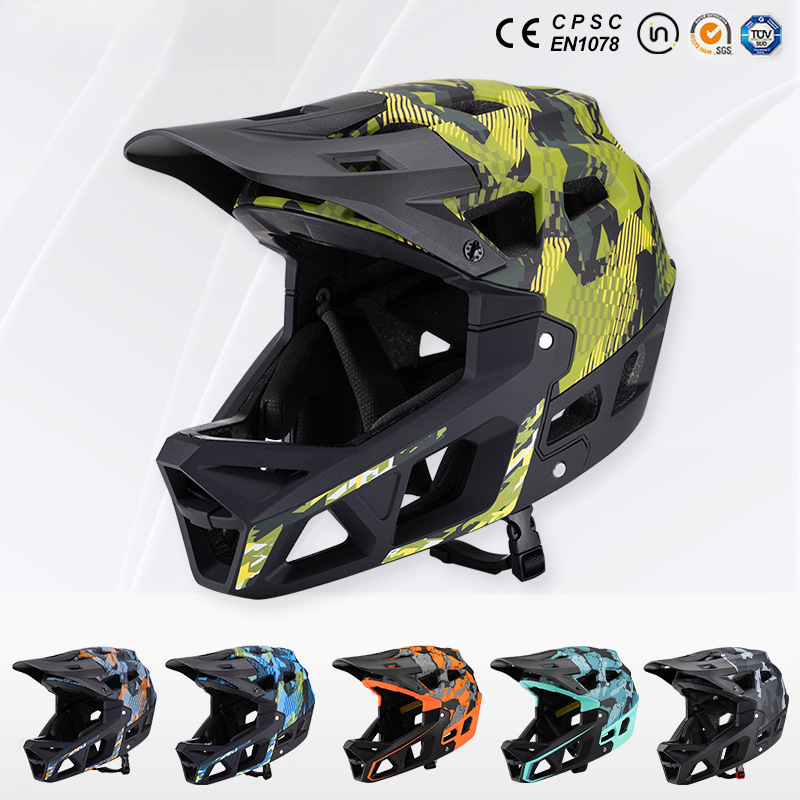 Mountain Biking Helmet Full Face - Новый взрослый полнолицевой шлем для горного