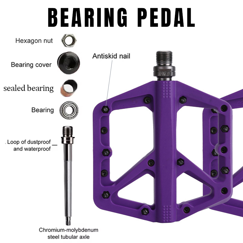 Нейлоновые велосипедные педали – обзор и цена Pedal Platform Flat