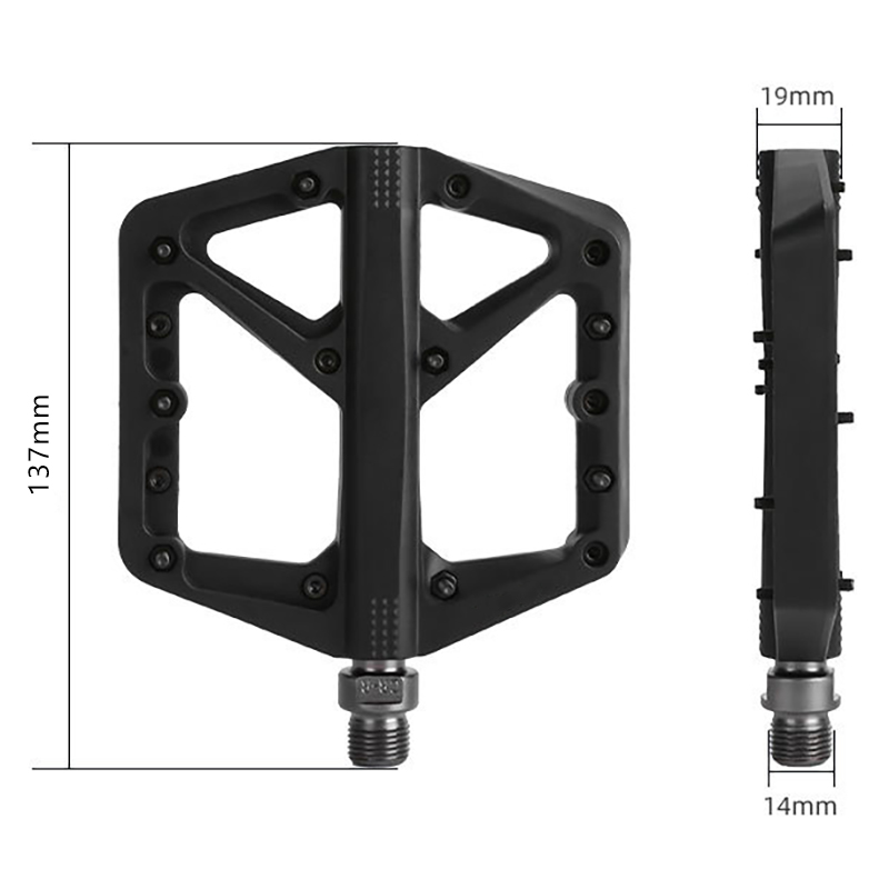 Нейлоновые велосипедные педали – обзор и цена Pedal Platform Flat