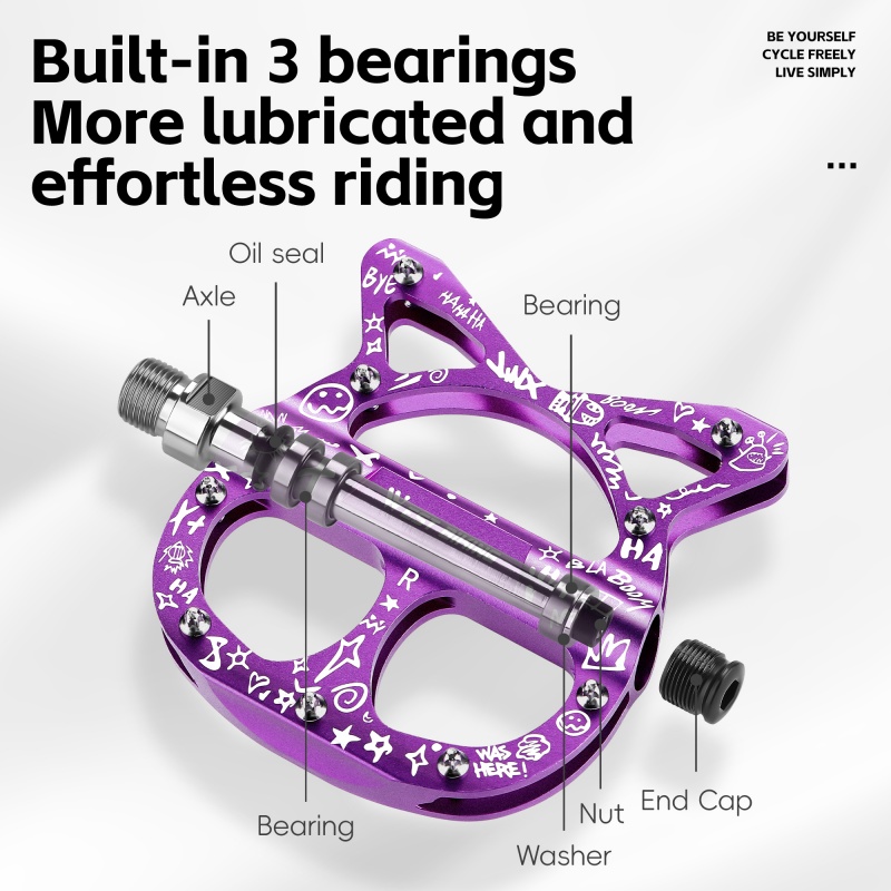 WEST BIKING 3, подшипники MTB, – обзор и цена Pedal Platform Flat