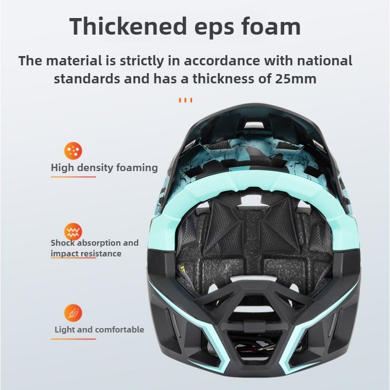 Новый взрослый полнолицевой шл – обзор и цена Mountain Biking Helmet Full Face