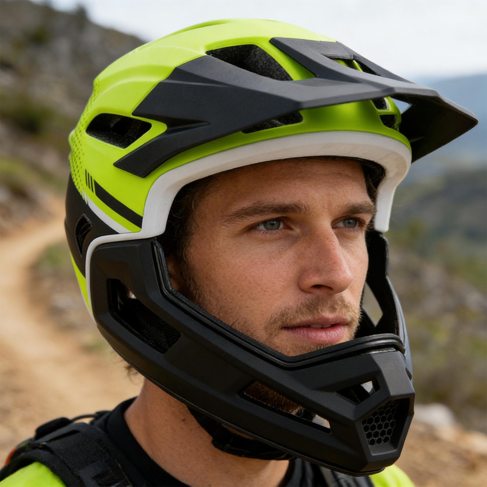 Велосипедный шлем анфас, защит – обзор и цена Mountain Biking Helmet Full Face